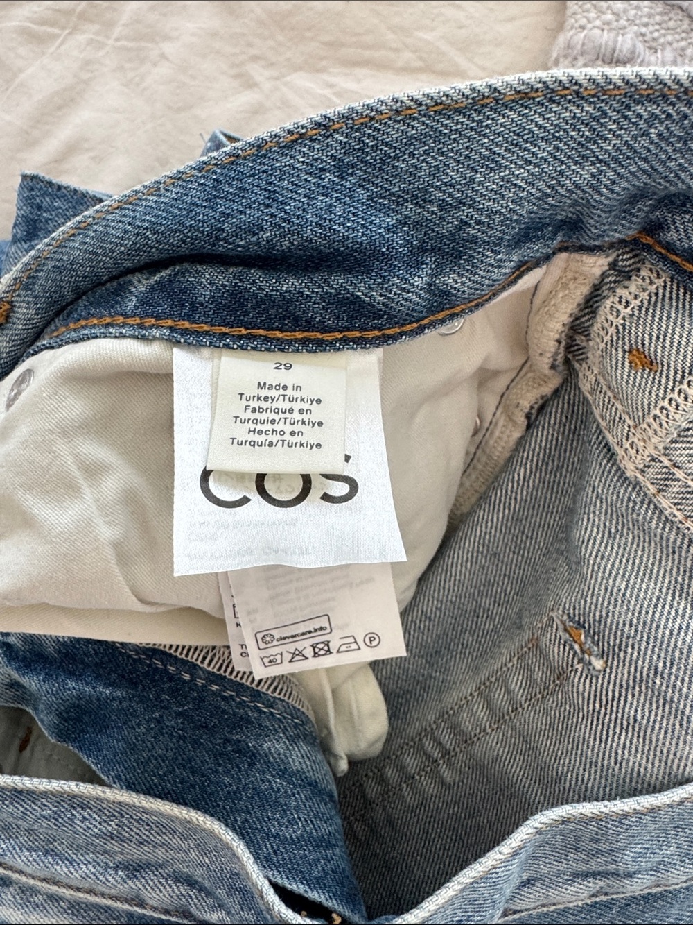 Cos High Rise Wide Leg Jeans - Picture 3 of 3